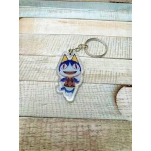 New Animal Crossing Keychain 6Pc Tom Nook Rover Lottie Stitches KK Slider Zipper - Picture 5 of 10